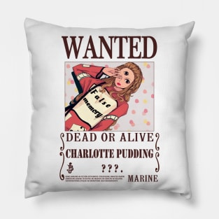 Charlotte Pudding One Piece Wanted Pillow