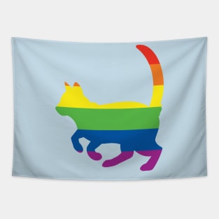 Pride Animals- Gay Cat Tapestry