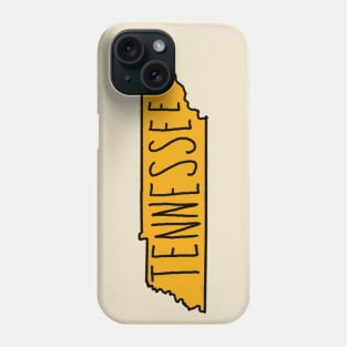 The State of Tennessee - Orange Phone Case