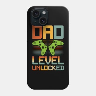 Dad Level Unlocked Gamer Dad Phone Case