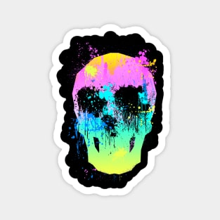 skull graffiti Magnet