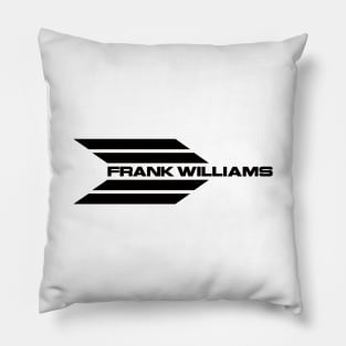 Frank Williams Racing 1969-70 team logo (no address) - black Pillow