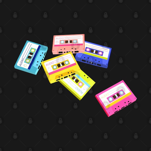 Cassette Tape 1980s 80s by genomilo