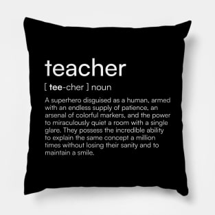 Teacher definition Pillow