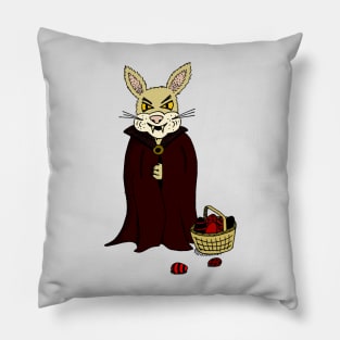 Evil Easter Bunny Pillow