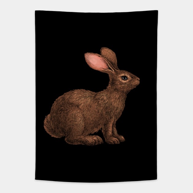 Rabbit 5 Tapestry by katerinamk