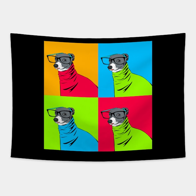 Kermit the dog Tapestry by miyku