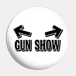 Gun Show Gym Rat Pin