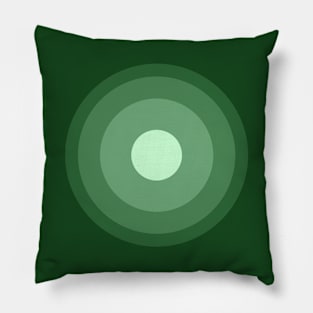 green circle Pillow