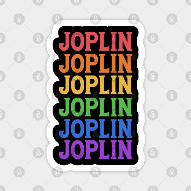 JOPLIN COLORFUL CITY Magnet by OlkiaArt