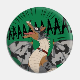 A totally normal dog Pin