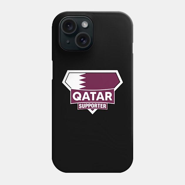 Qatar Super Flag Supporter Phone Case by ASUPERSTORE