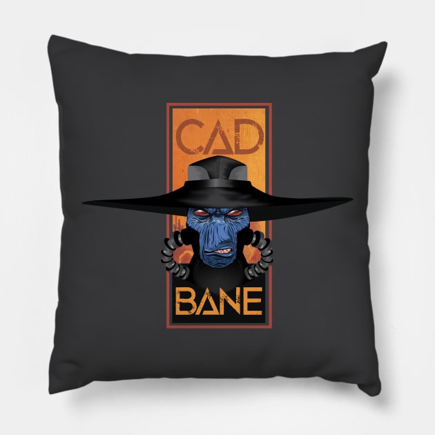 Cad Bane #BountyHunter Pillow by Galactee 99