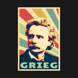 Edvard Grieg Vintage Colors T-Shirt