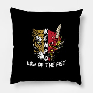 American Kenpo Karate Law Of The Fist Pillow