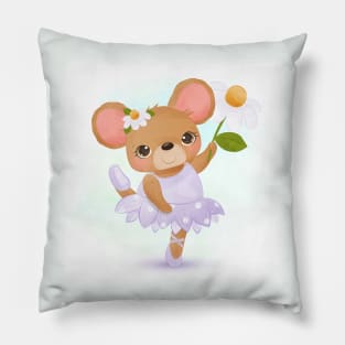 Ballerina Mouse Pillow