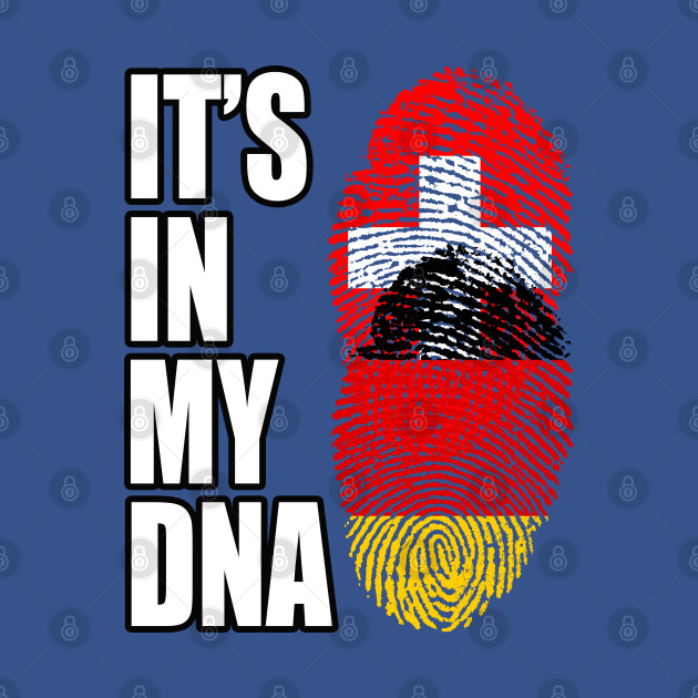 Disover Switzerland And German Mix DNA Heritage - Switzerland And German - T-Shirt