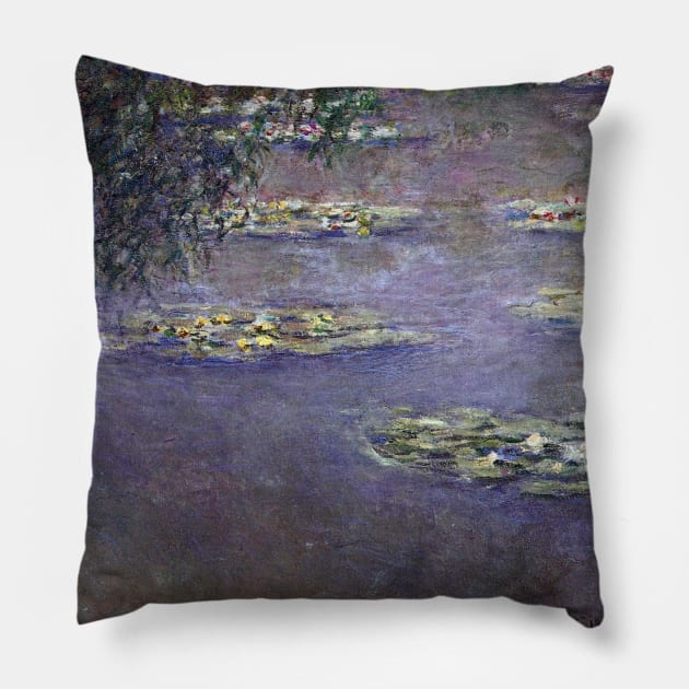 Waterlilies by Claude Monet Pillow by MasterpieceCafe