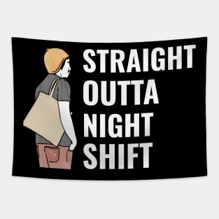 Straight Outta Nightshift - Medical Student in Medschool Tapestry