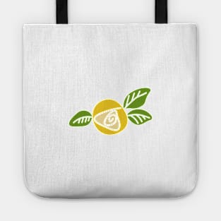 Yellow Rose Flower Tote