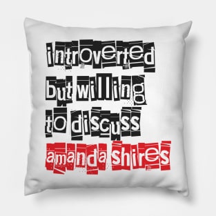 Introverted & Music-Amanda Shires Pillow