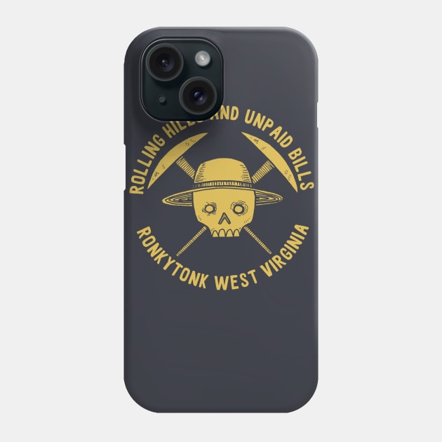 Hills and Bills of West Virginia Phone Case by Ronkytonk