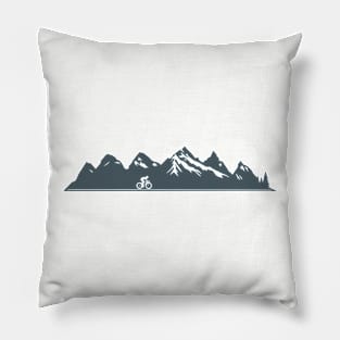 Cyclist Mountain Biker Gift Pillow