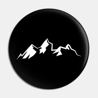 Mountains Hiking Pin