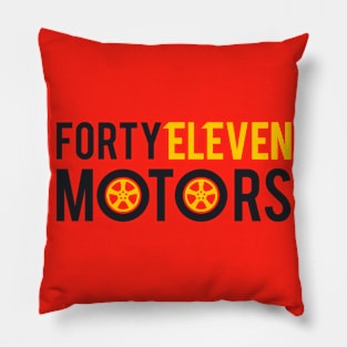 Forty Eleven Motors Pillow