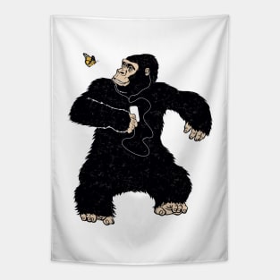 Dancing Gorilla Tapestry