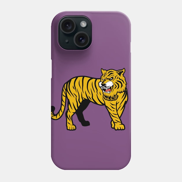 Retro Tiger Cartoon Phone Case by SLAG_Creative