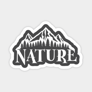 Nature T-shirt mountain design Magnet