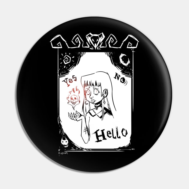 Voodoo Girl (dark) Pin by myprofanity