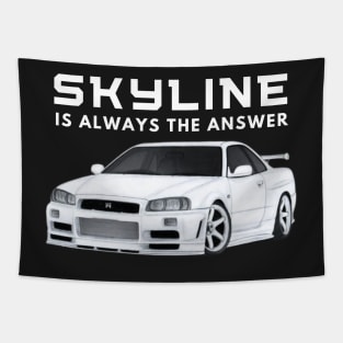 Skyline is always the answer Tapestry