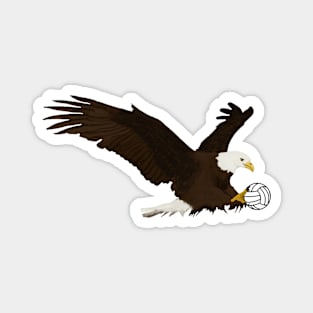 Volleyball Eagle Magnet