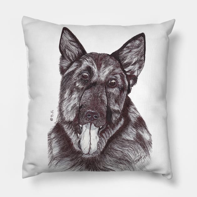 GERMAN SHEPHERD Pillow by BeritValk