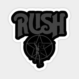 vintage rush band Magnet