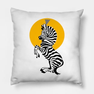 Happy zebra Pillow