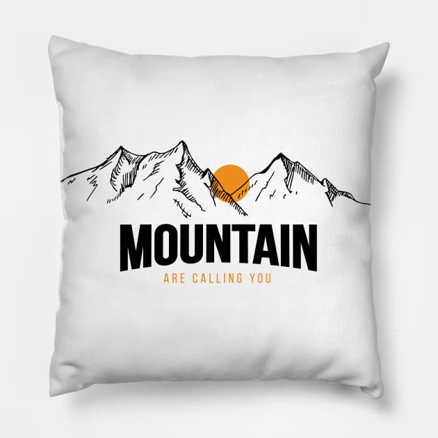 Mountain Pillow by Minor Design