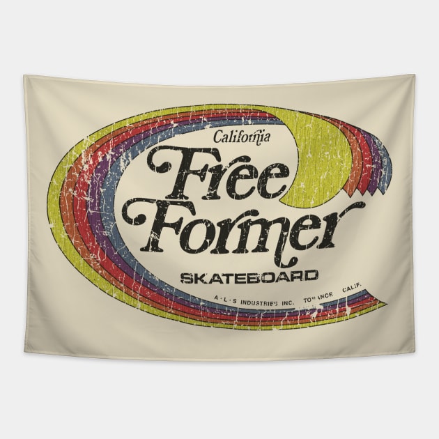 California Free Former Skateboard Tapestry by JCD666