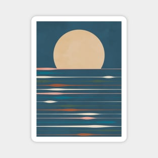 Sunset Modern - Colorful Lines 1 Magnet