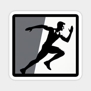 Runner Jogger Sprinter Magnet