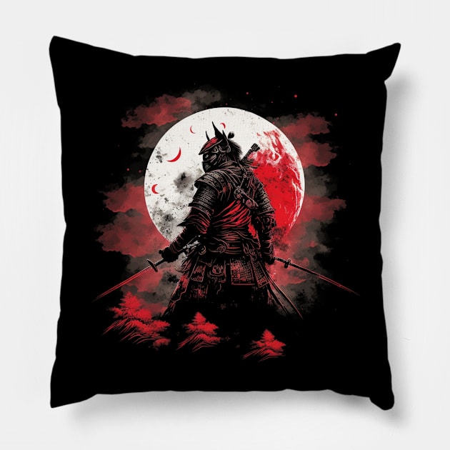samurai Pillow by Nature