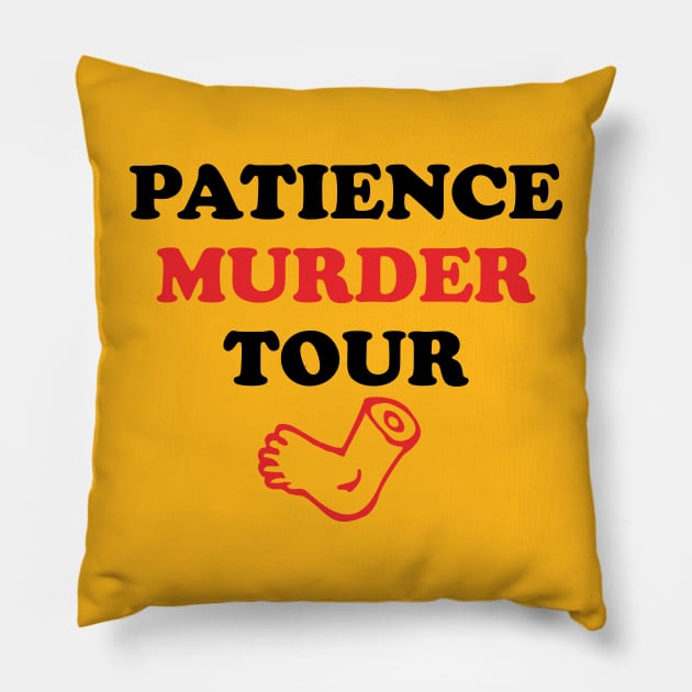 Paradise Murder Tour Pillow by Vault Emporium