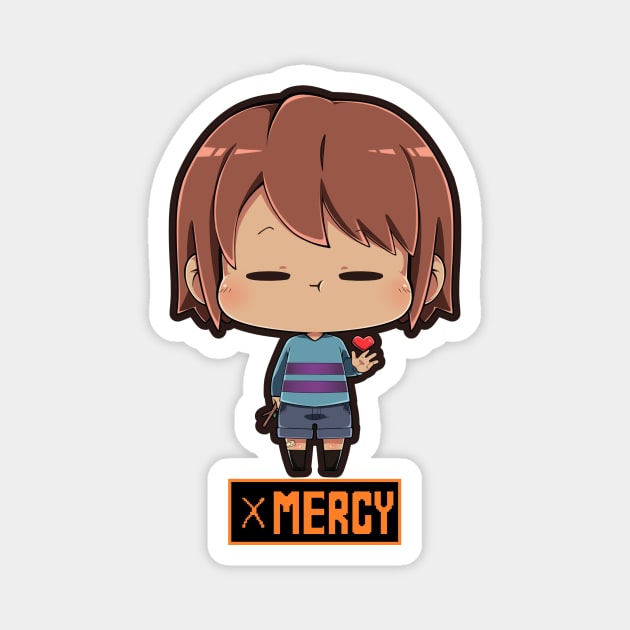 Mercy frisk Magnet by sarahchibi