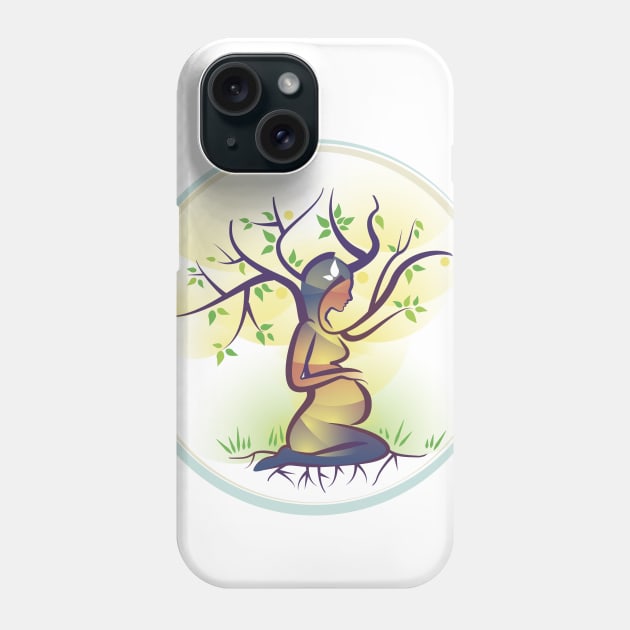 Mother Earth Tree of Life Phone Case by BeCreativeHere