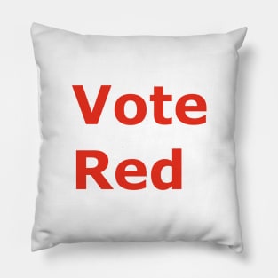 Vote Red Pillow