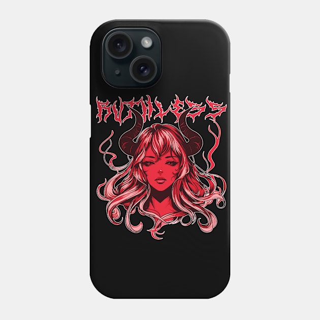 ruthless demoness Phone Case by hunnydoll