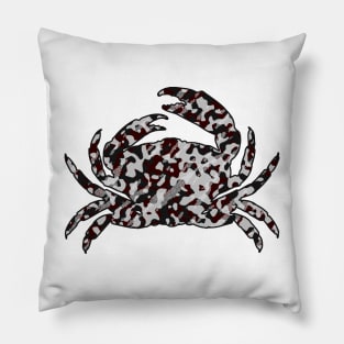 Rotes Muster Tarnfarben & Mosaik Style Pillow