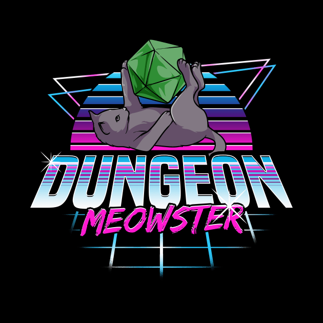 Dungeon Meowster Cute Cat Gaming by theperfectpresents